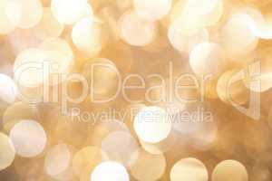 Defocused gold abstract christmas background