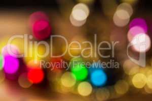 Defocused Christmas Lights Background