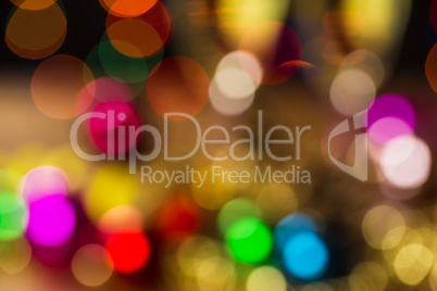 Defocused Christmas Lights Background