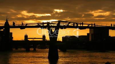 Early Morning sunrise over River Thames