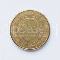 Belgian 50 cent coin