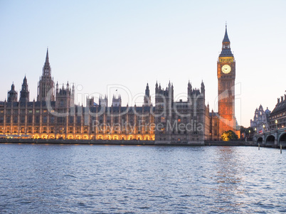 Houses of Parliament in London