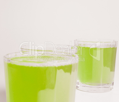 Green apple juice