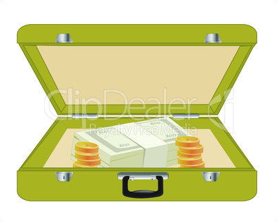 valise with money.eps