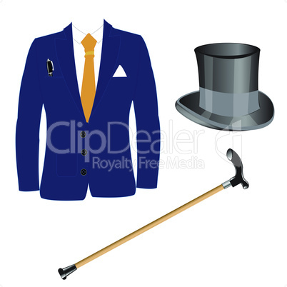 suit and hat.eps