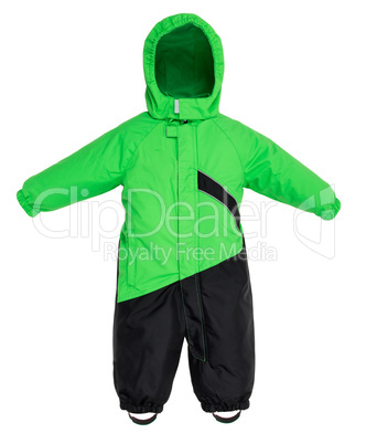 Childrens snowsuit fall