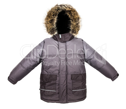 Warm jacket isolated