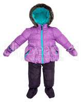 Childrens snowsuit fall