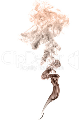 Abstract colored smoke