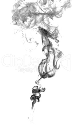 Abstract dark smoke