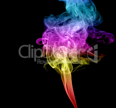 Abstract multicolored smoke Abstract multicolored smoke