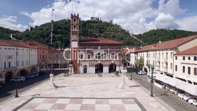 Marostica Castello Aerial View