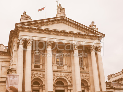 Retro looking Tate Britain in London