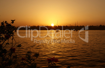 Sunset on The River Nile