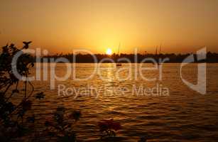 Sunset on The River Nile