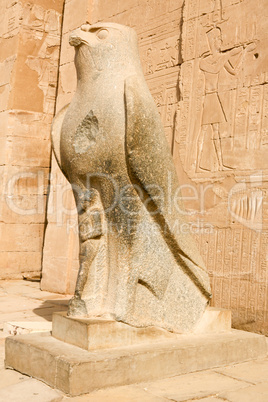 Statue of Horus at Edfu, Egypt