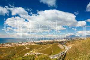 Marbella from a Hill