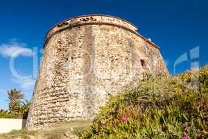 Moorish Watchtower on the Coast of Spain