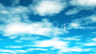 Broadcast Clouds Fly Through, Blue, Sky, HD