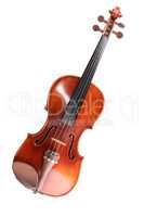 Red Violin Isolated