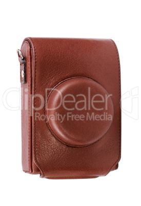 Leather Photo Cover Isolated