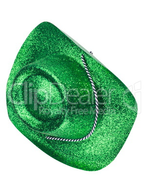 Green Carnival Hat Isolated