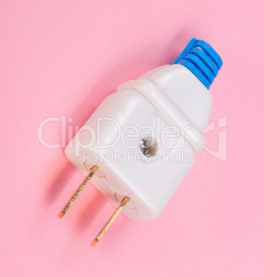 American Outlet Plug on pink background