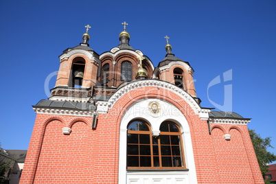 church on sky background