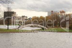 autumn in city park