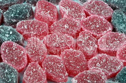 pink fruit jelly