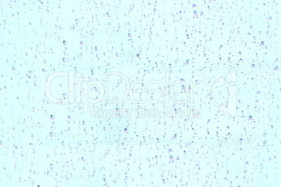 droplets of water on the glass