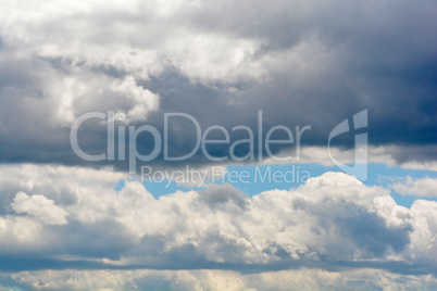 blue sky with cloud closeup