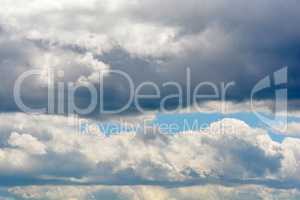 blue sky with cloud closeup