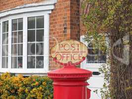 Post office sign