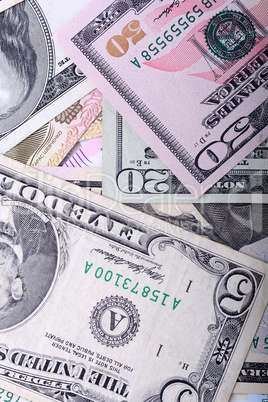 Background with money american dollar bills