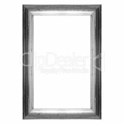 Black and white Isolated frame