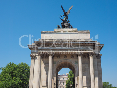 Wellington arch in London