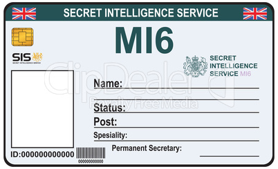 Identity a secret agent of MI 6