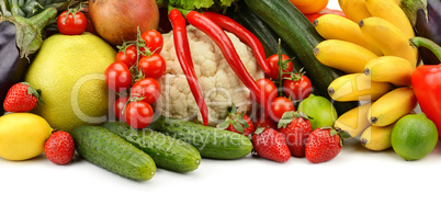 assortment fresh fruits and vegetables