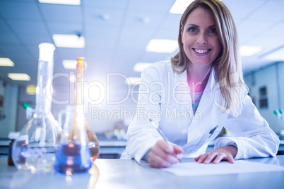 Scientist working in the laboratory