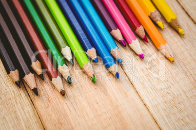 Close up view of pencil