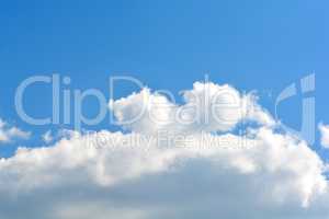 Clouds with blue sky