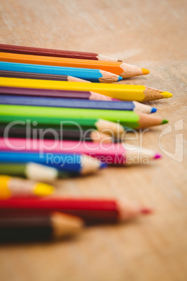 Close up view of pencil