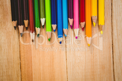 Close up view of pencil