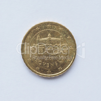 Slovak 10 cent coin