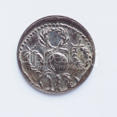 Old Roman coin