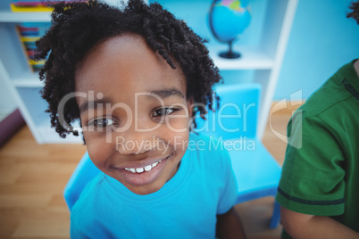 Smiling boy looking at the camera