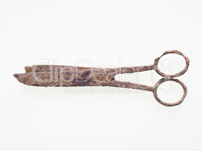 Rusted scissors