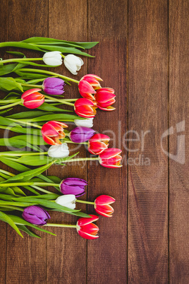 Bouquet of beautiful colored flowers