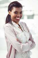 Smiling crestive business woman